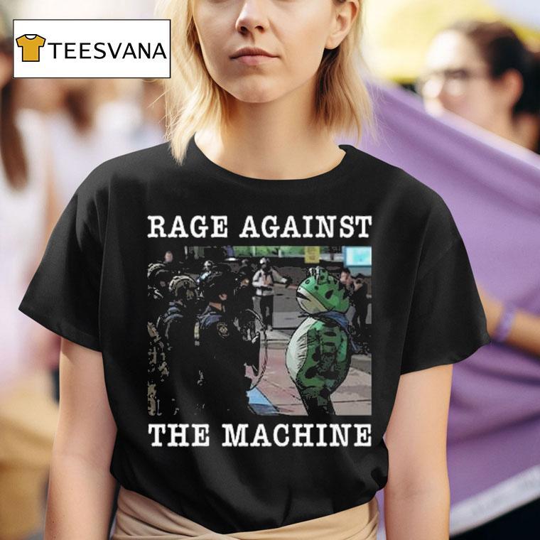 Portland Frog Protest Rage Against The Machine T Shirt