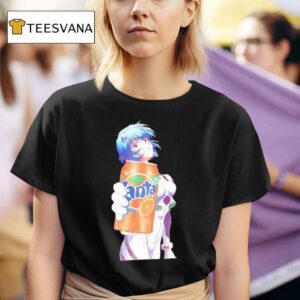 Rei Ayanami Anime Series Neon Genesis Evangeli With Fanta T Shirt