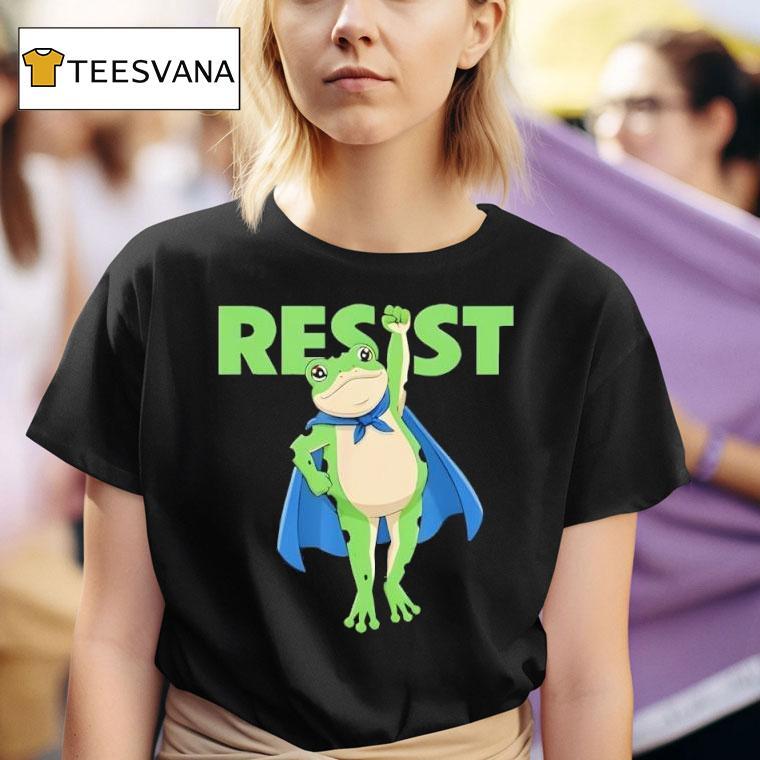 Resist Portland Frog Empower Justice Equality T Shirt