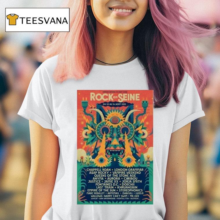 Rock En Seine Aug Domaine National De Saint Cloud T Shirt