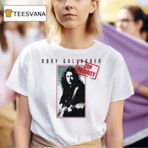 Rory Gallagher Top Priority Album T Shirt