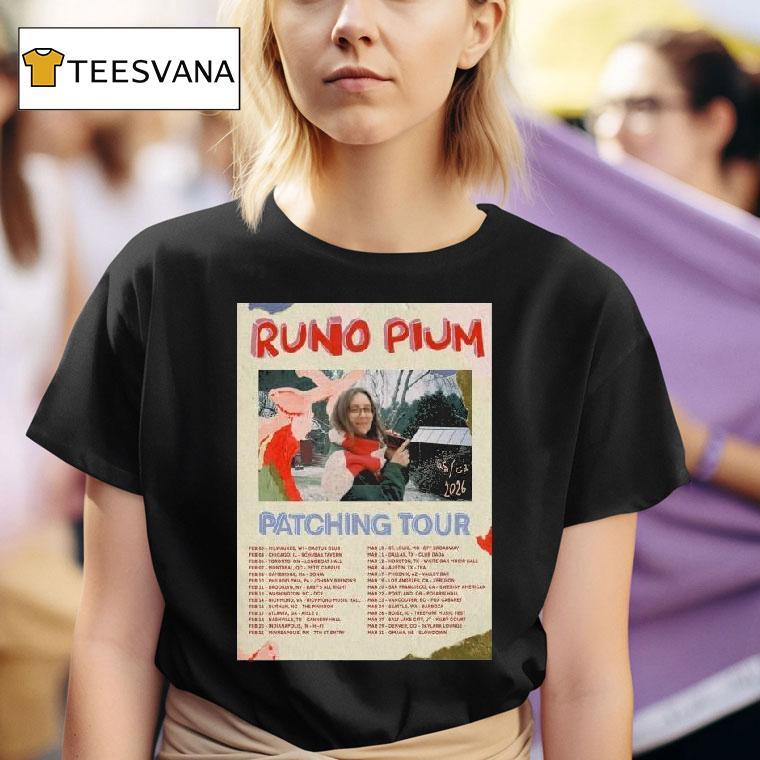 Runo Plum Patching Concert T Shirt