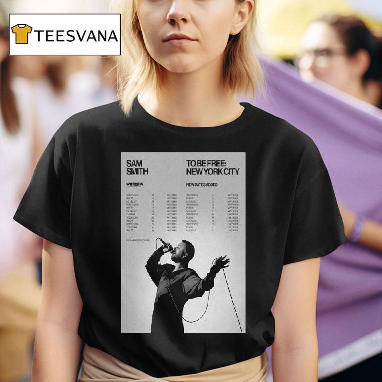 Sam Smith New York City Tour T Shirt