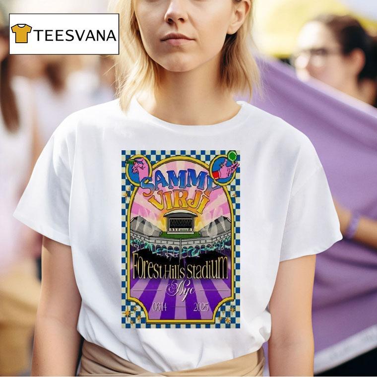 Sammy Virji June Forest Hills Stadium In Forest Hills Ny T Shirt