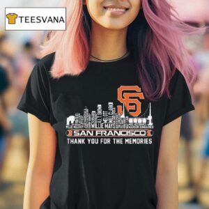 San Francisco Giants Thank You For The Memories Skyline T Shirt