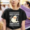 Santa Claus Is Coming To Toon Ugly Holiday Christmas T Shirt