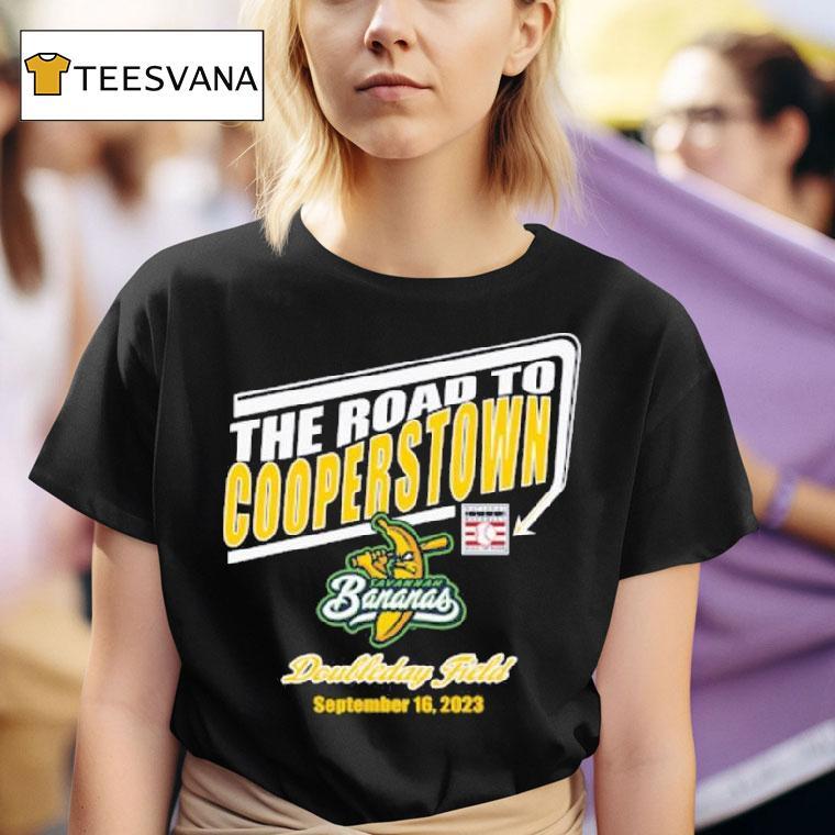 Savannah Bananas Road To Cooperstown T Shirt