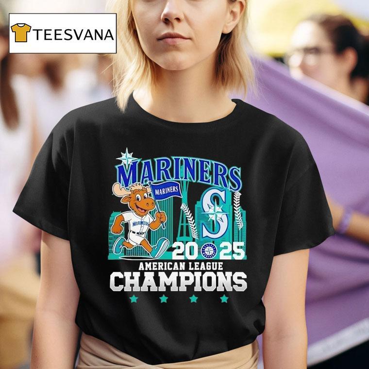 Seattle Mariners Mascot Al Champions T Shirt
