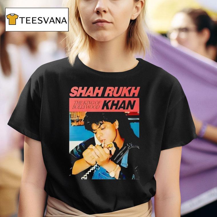 Shah Rukh Khan The King Of Bollywood T Shirt