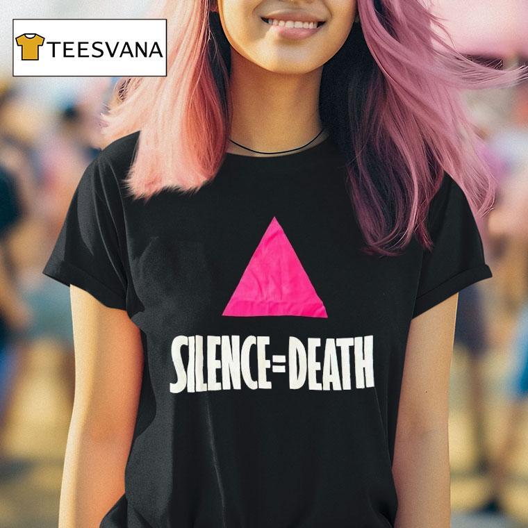 Silence Is Death Against Aids T Shirt