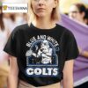 Star Wars Dark Side X Indianapolis Colts Blue And White T Shirt