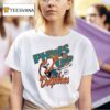 Star Wars X Miami Dolphins Jar Jar Binks Phins Up T Shirt