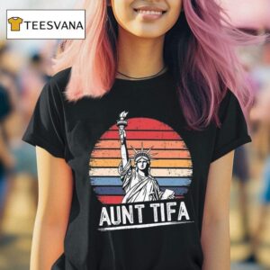 Statue Of Liberty Aunt Tifa Protest Movement Vintage T Shirt