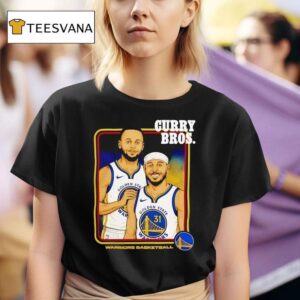 Steph Curry And Seth Curry Golden State Warriors Step Brothers T Shirt