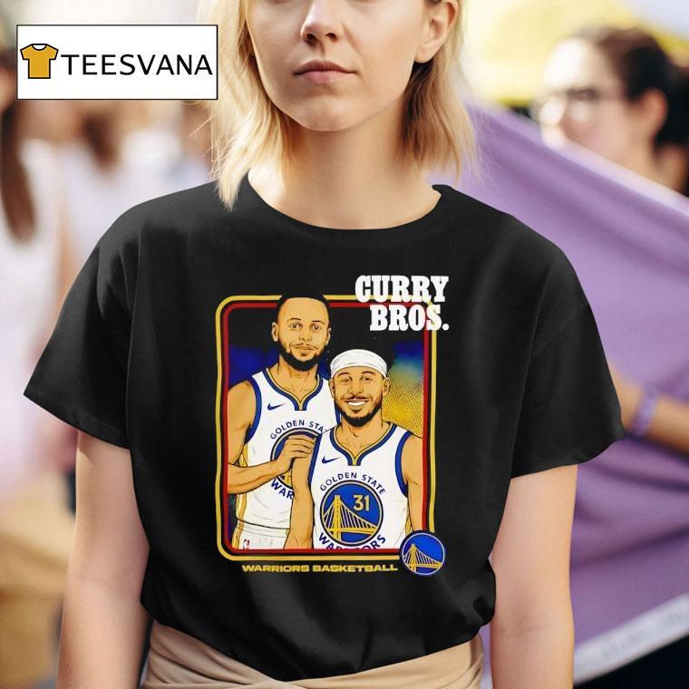 Steph Curry And Seth Curry Golden State Warriors Step Brothers T Shirt