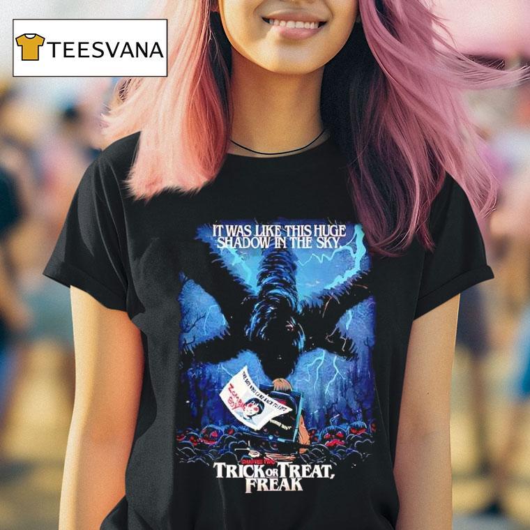 Stranger Things Season X Butcher Billy The Trick Or Treat Freak It Was Like The This Huge Shadow In The Sky T Shirt