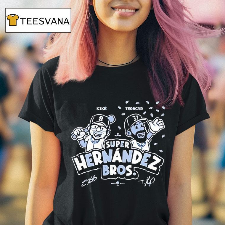 Super Hernndez Bros Kike Teoscar Signatures T Shirt