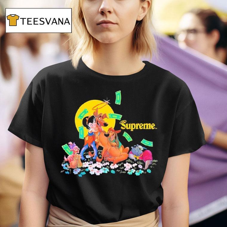 Supreme All Dogs Go To Heave Fall Winter Collection Character T Shirt