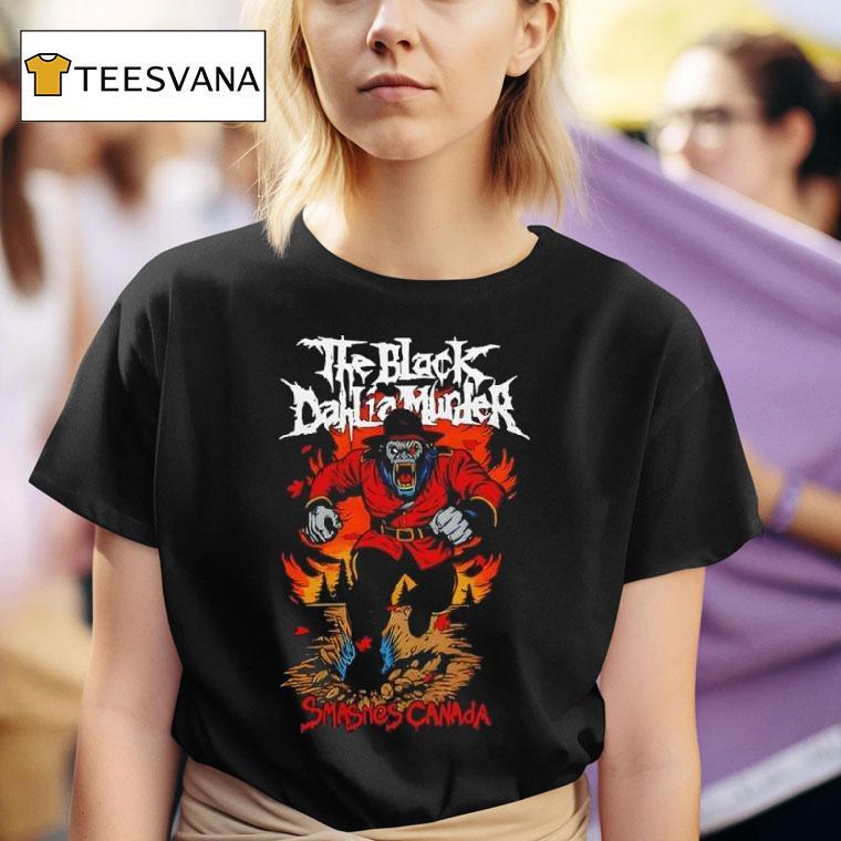 The Black Dahlia Murder Smashes Canada T Shirt