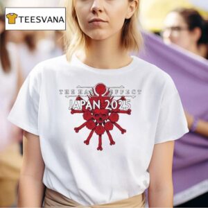 The Halo Effect Japan Tour At Osaka Big Cat And Tokyo Toyosu Pit Gothic Skull T Shirt