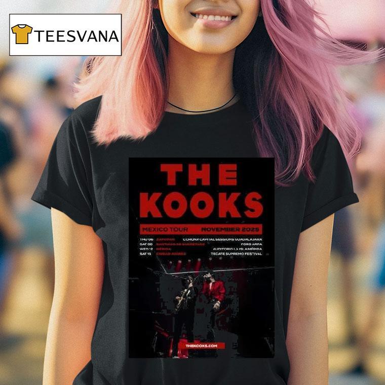 The Kooks Mexico Tour November T Shirt