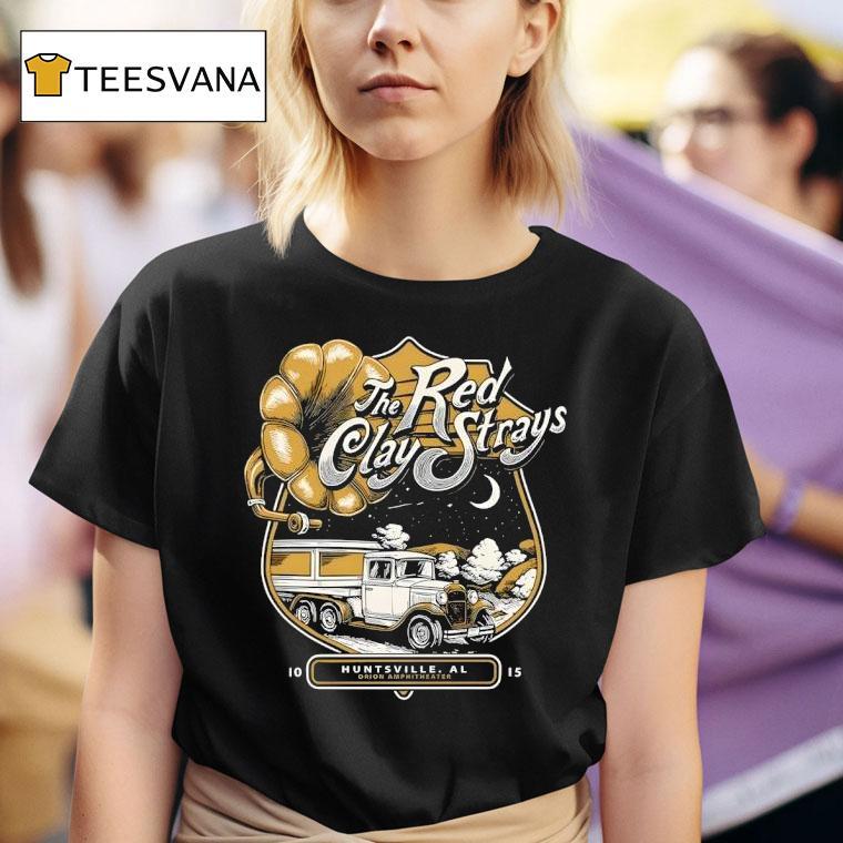 The Red Clay Strays Oct Huntsville Al Tour T Shirt