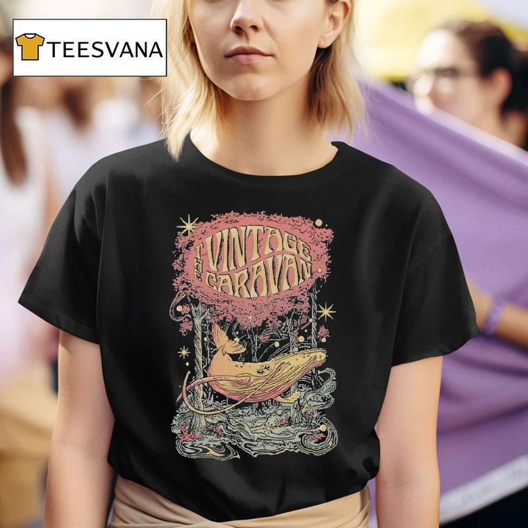 The Vintage Caravan Whale T Shirt