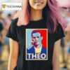 Theo Epstein In Action Signed By Artist Prin T Shirt