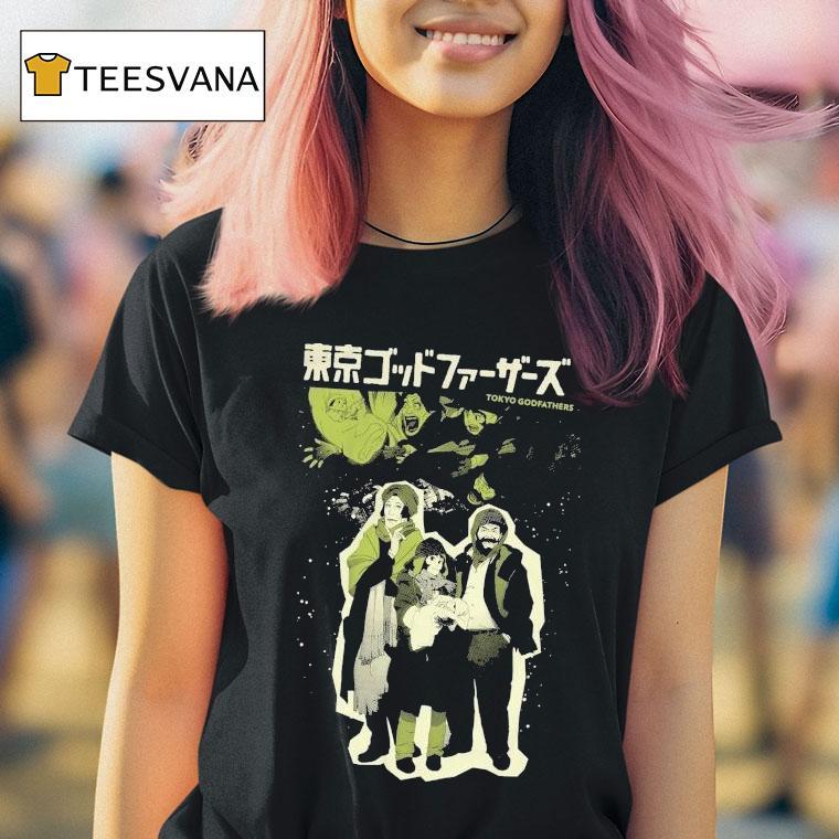 Tokyo Godfathers Christmas T Shirt