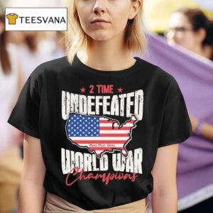 Tom Macdonald Undefeated World War Champions Time Hang Over Gang American Map T Shirt
