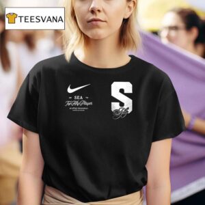 Top Seattle Seahawks Players Of All Time Marshawn Lynch Logo T Shirt