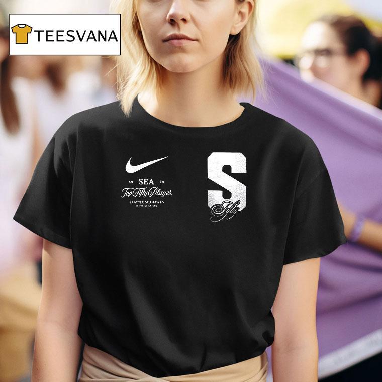 Top Seattle Seahawks Players Of All Time Marshawn Lynch Logo T Shirt