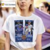Toronto Blue Jays Al Champions Vs Los Angeles Dodgers Nl Champions October Baseball Signatures T Shirt