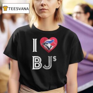 Toronto Blue Jays I Love Bjs Logo T Shirt