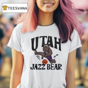 Utah Jazz The Jazz Bear Mascot Nba Basketball T Shirt