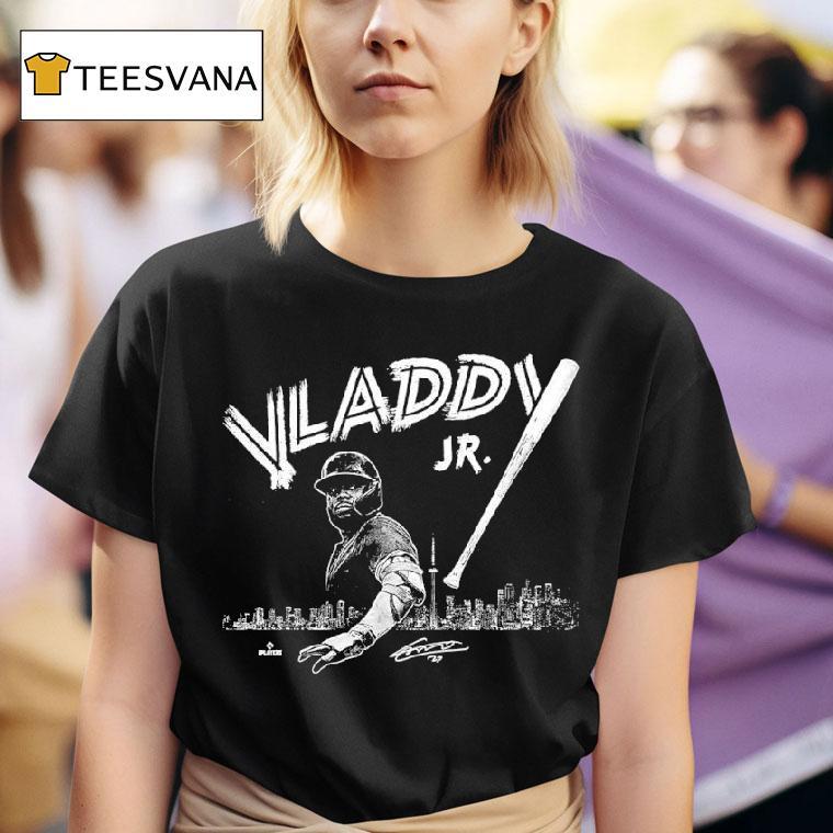 Vladimir Guerrero Jr Bat Flip Toronto Blue Jays Signature T Shirt
