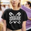 Walking Disaster Safety Pin Star T Shirt