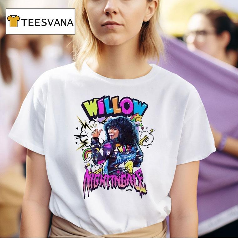 Willow Nightingale Aew The Babe With The Power T Shirt