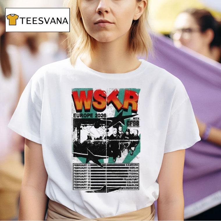 Wstr Europe Tour T Shirt