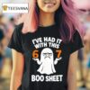 Meme Halloween Costume Funny Boo Sheet Six Seven T Shirt