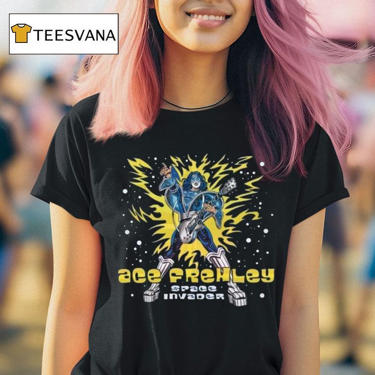 Ace Frehley Space Invader Comic Book Ar T Shirt Ace Frehley Space Invader Comic Book Ar T Shirt