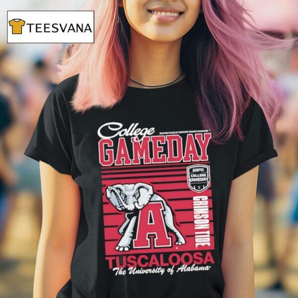 Alabama Crimson Tide Mascot Tuscaloosa The University Of Alabama College Gameday T Shirt