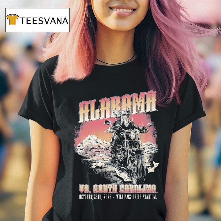 Alabama Crimson Tide Vs South Carolina Gamecocks October Th Williams Brice Stadium Masco T Shirt Alabama Crimson Tide Vs South Carolina Gamecocks October Th Williams Brice Stadium Masco T Shirt