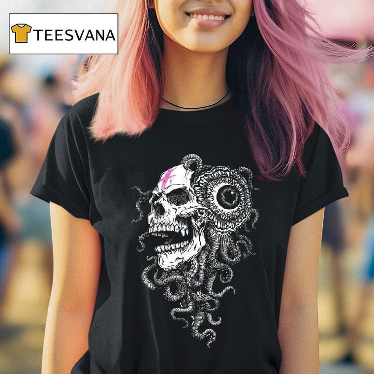 Alien Brain Skull T Shirt Alien Brain Skull T Shirt