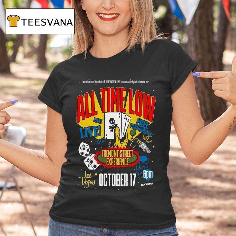 All Time Low October Live In Las Vegas Nv T Shirt All Time Low October Live In Las Vegas Nv T Shirt