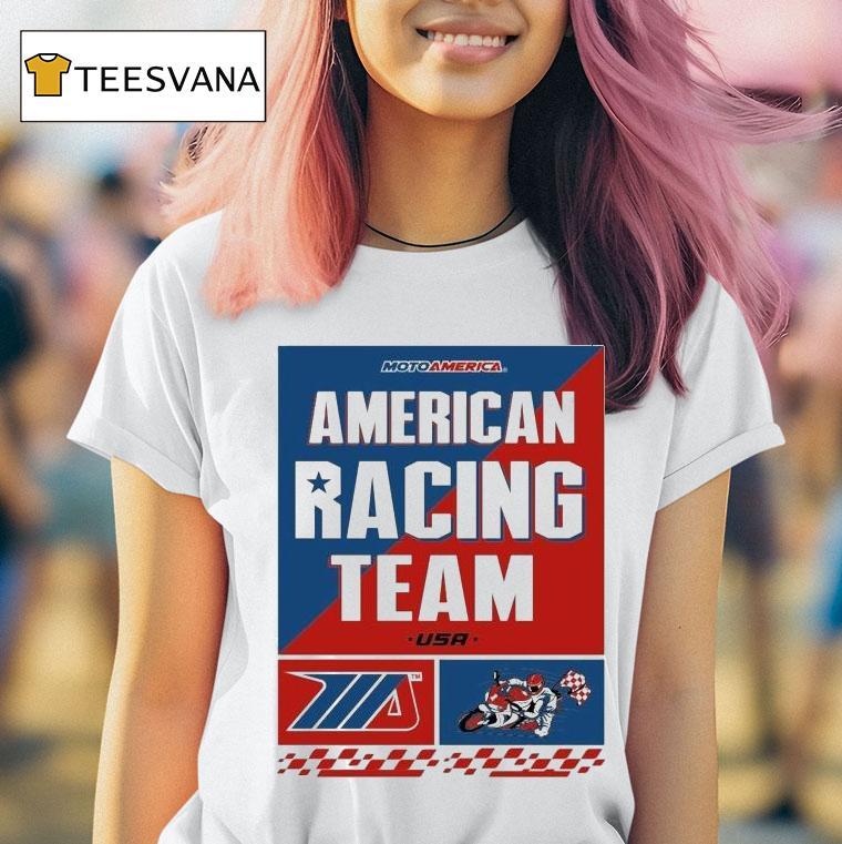 American Racing Team Motoamerica Usa T Shirt American Racing Team Motoamerica Usa T Shirt
