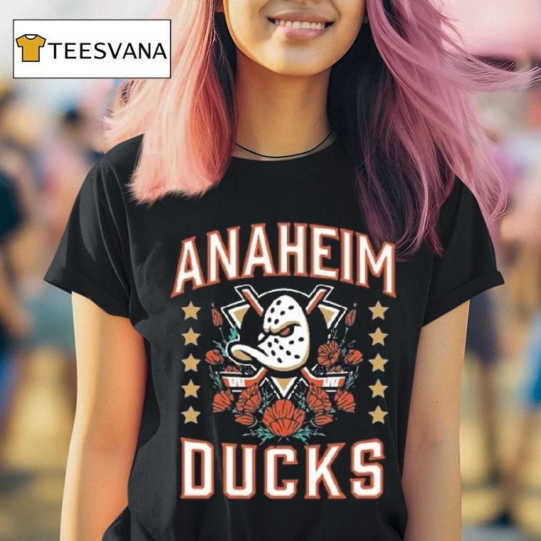 Anaheim Ducks Ice Poppy T Shirt Anaheim Ducks Ice Poppy T Shirt