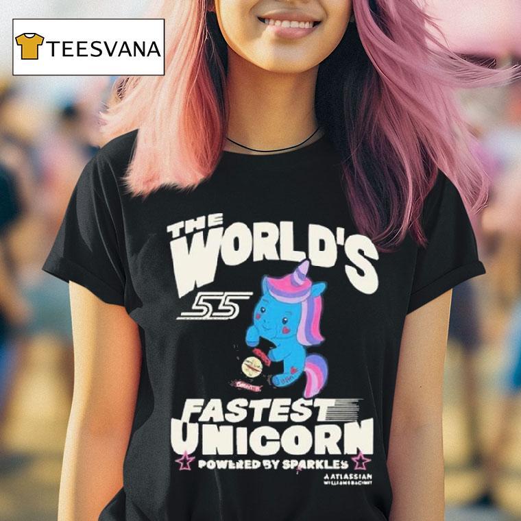 Atlassian Williams Racing The World S Fastest Unicorn T Shirt Atlassian Williams Racing The World S Fastest Unicorn T Shirt