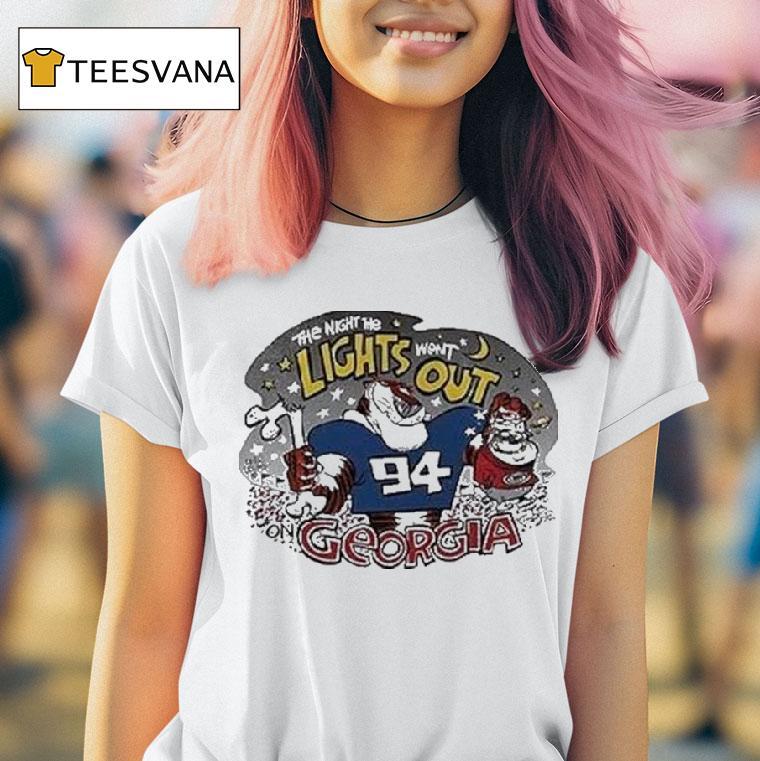 Auburn Tigers Vs Georgia Bulldogs The Night The Lights Went Out Dog Gone T Shirt Auburn Tigers Vs Georgia Bulldogs The Night The Lights Went Out Dog Gone T Shirt