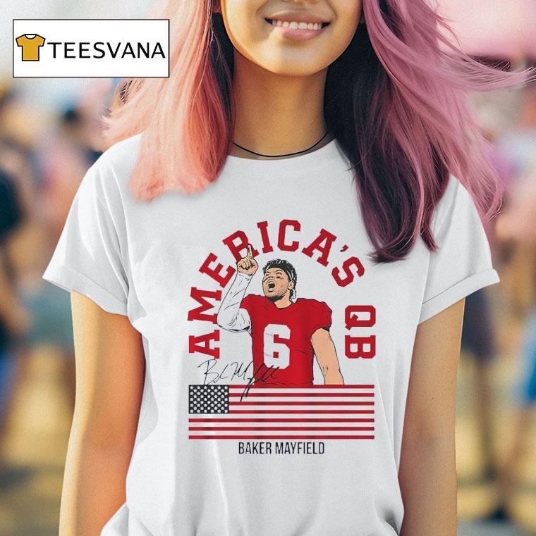 Baker Mayfield America S Qb Tampa Bay Buccaneers Football T Shirt Baker Mayfield America S Qb Tampa Bay Buccaneers Football T Shirt